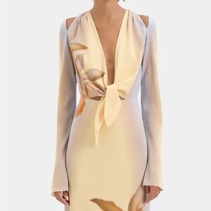 SIR The Label Floral Long Sleeve Dress